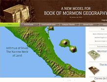 Tablet Screenshot of mormongeography.com